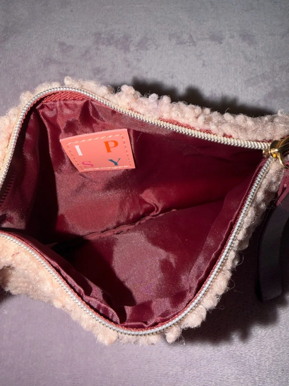 ipsy Sherpa Makeup Bag